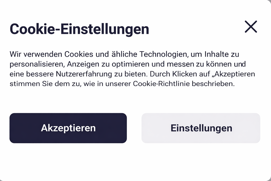 Cookie-Einstellungen